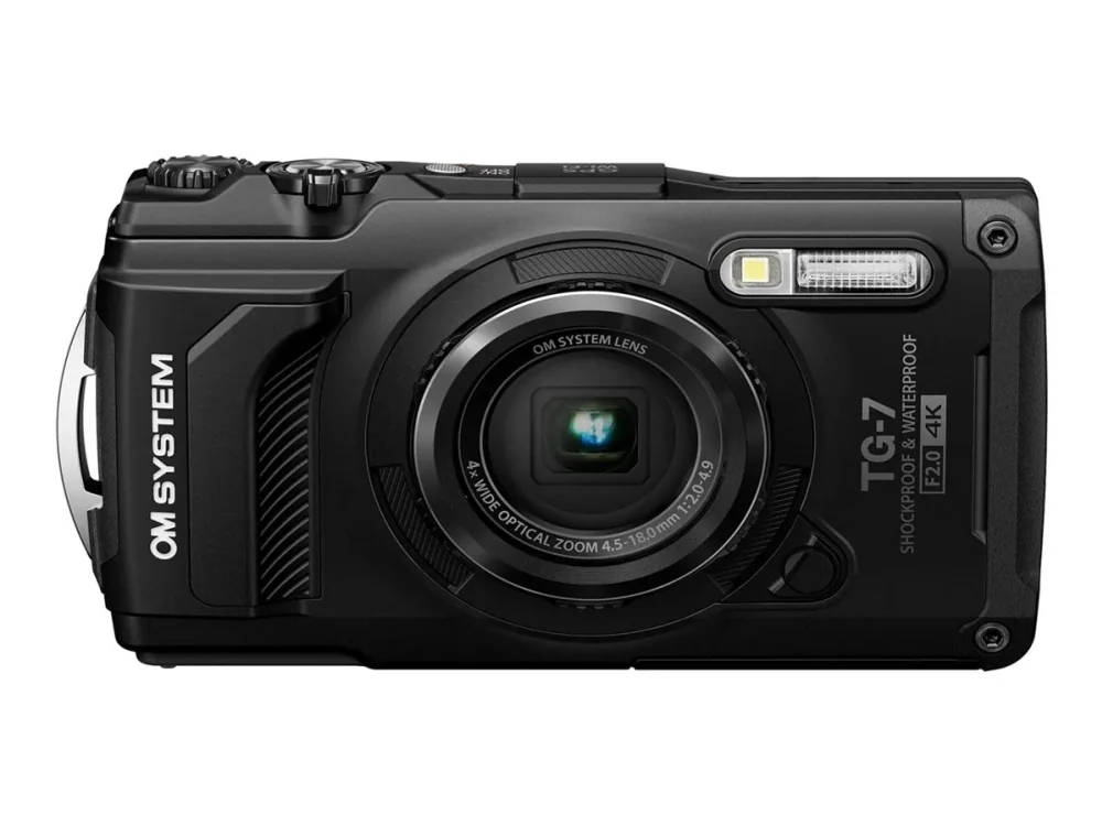 Olympus TG-7, 12 MP, 4000 x 3000 pikseliä, CMOS, 4x, 4K Ultra HD, Musta