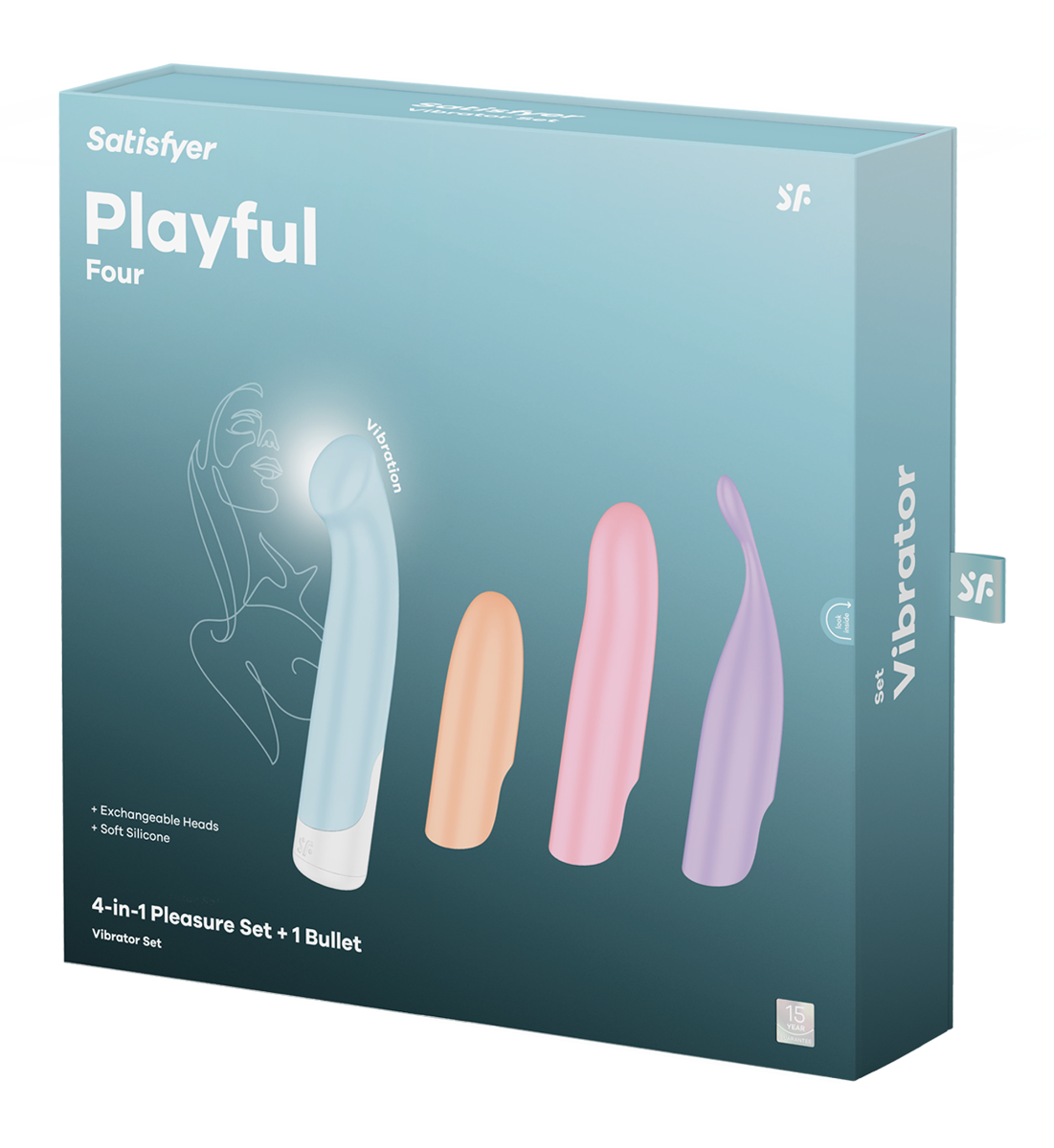 Playful Four – monipuolinen 4-in-1 vibraattori loputtomaan nautintoon