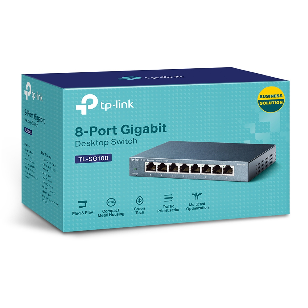 tplink TP-LINK TL-SG108 -8-porttinen kytkin