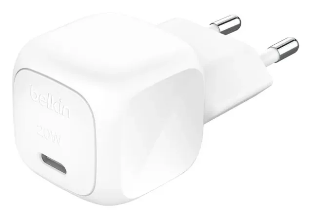 Belkin BoostCharge Compact 20W PPS - Seinälaturi, Valkoinen