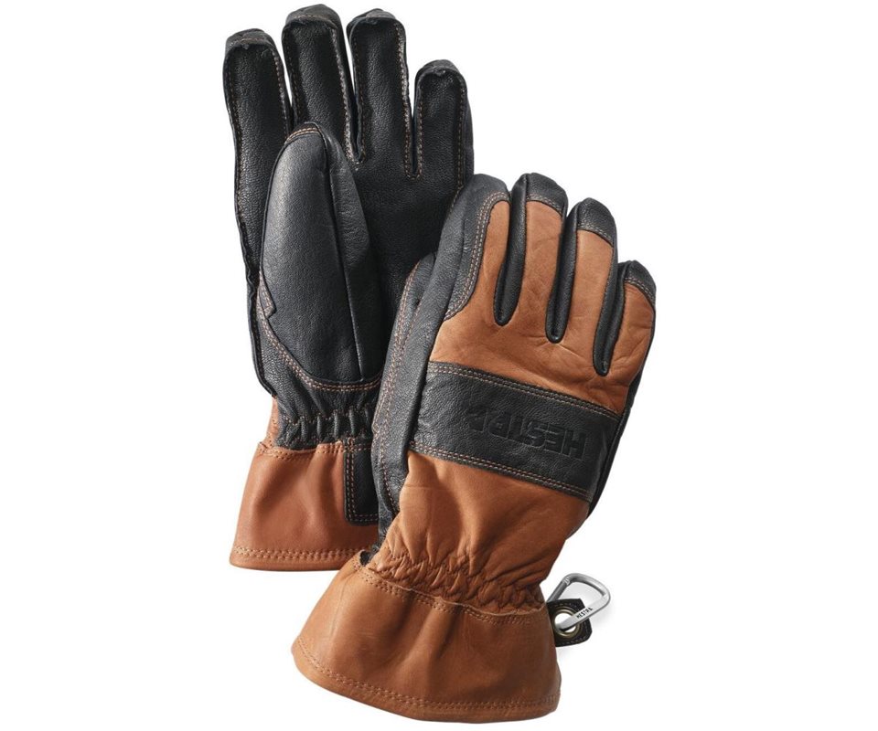 Hestra Fält Guide Glove - 5 Finger Brown/Black - 7