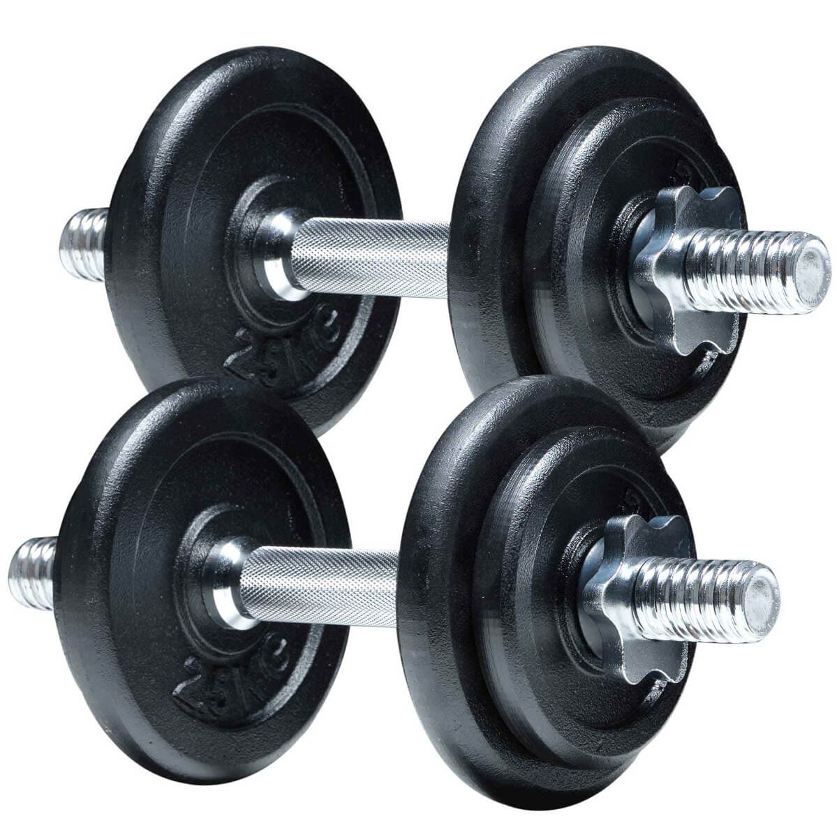 Käsipainosetti 20 kg, Fit'n Shape