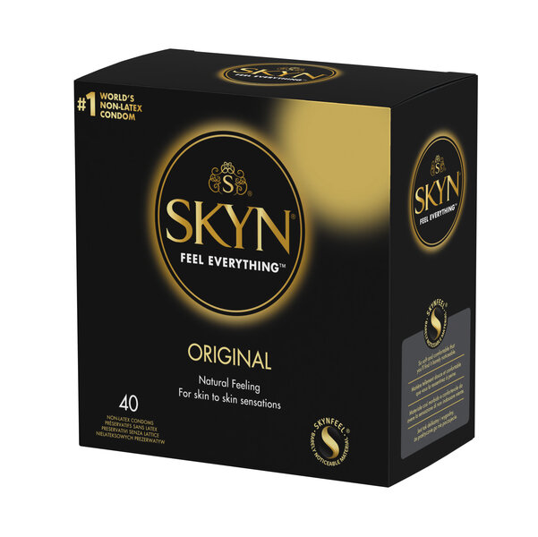 Skyn Original Lateksiton Kondomi 40 kpl – Polyisopreeni, Ultraohut ja Allergiaystävällinen
