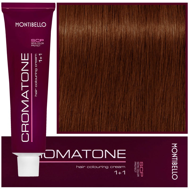 Montibello Cromatone hiusväri 60ml 7,43 | Keskivaalea kulta-kuparinen