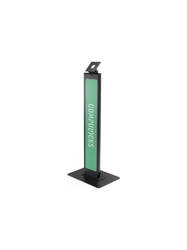 Compulocks BrandMe stand - for LCD display - brandable with large base plate - black