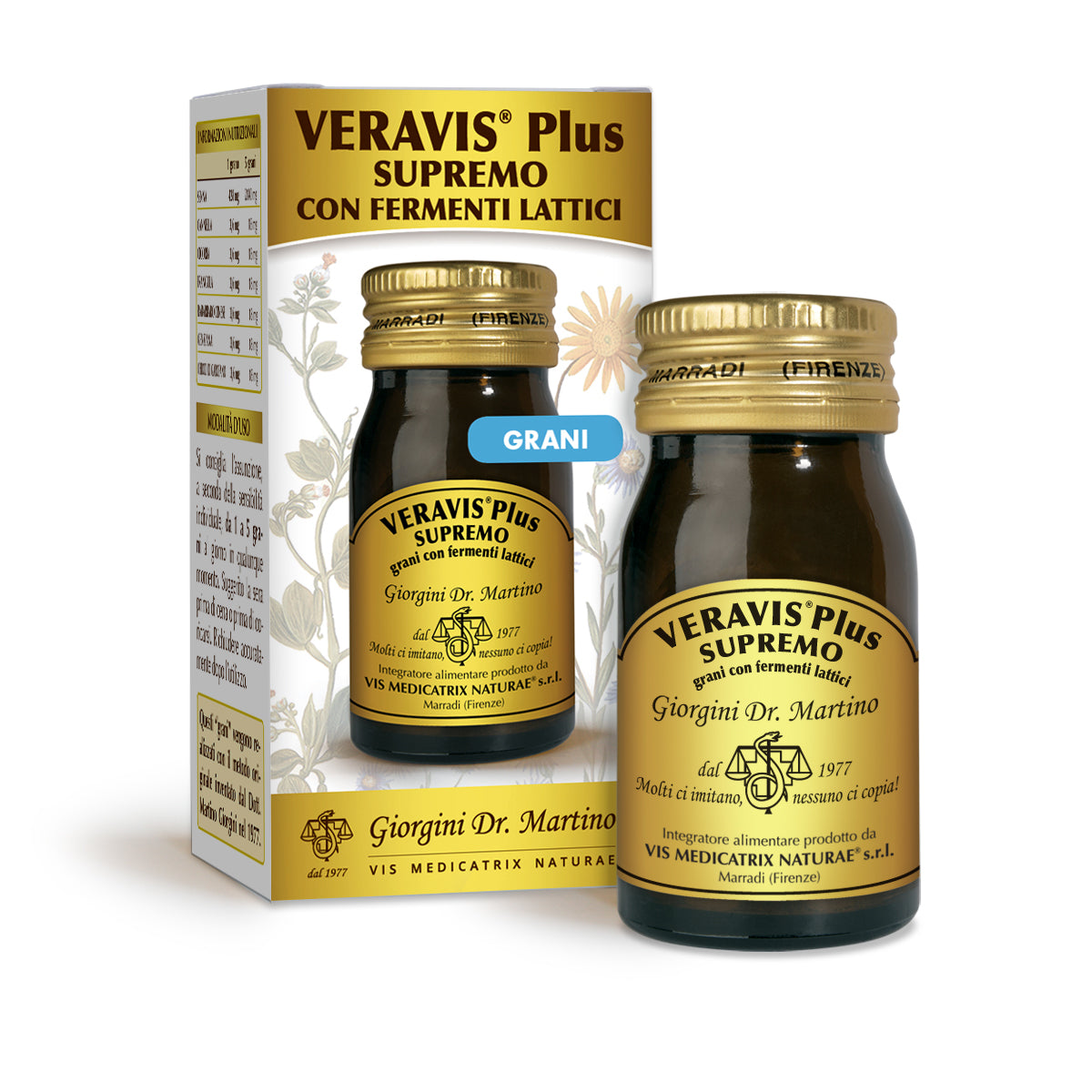 Dr Giorgini Veravis Plus Supreme -jyvät maitohappokäymisellä 30 g
