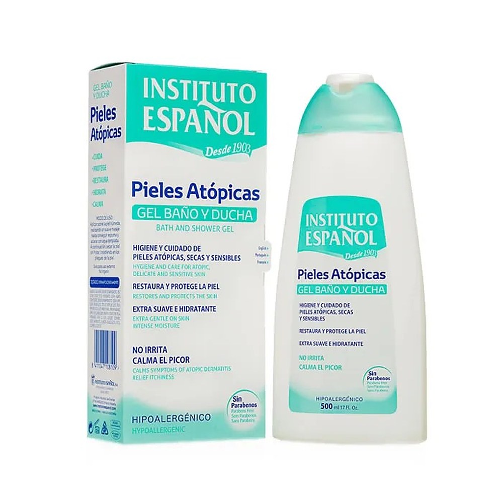 Instituto Español Kylpy- ja suihkugeeli atooppiselle iholle 500 ml