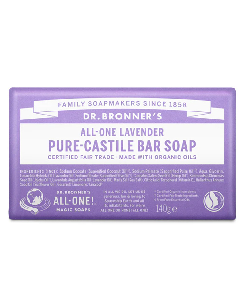 Dr. Bronner's BarSoap Lavender 140 g