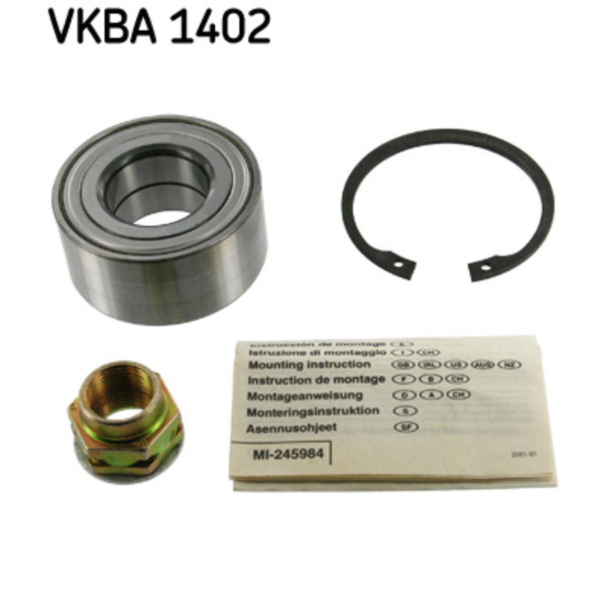 Pyöränlaakerisarja SKF VKBA 1402