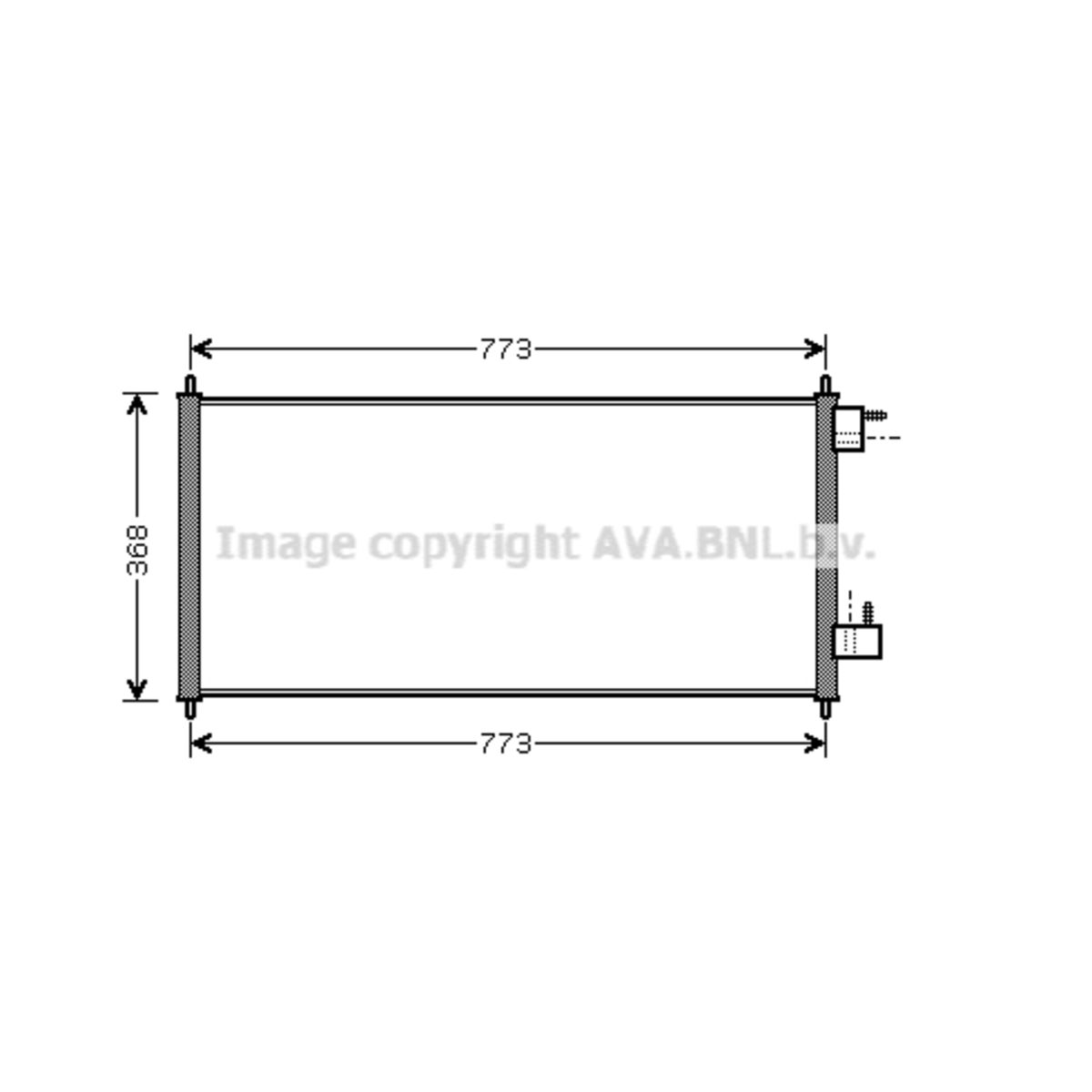 Lauhdutin, ilmastointilaite AVA COOLING SYSTEMS FDA5361