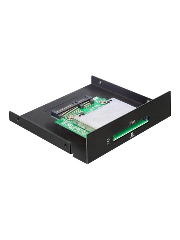 DeLOCK muistikortinlukija, sisäinen/3,5"", SATA, CFast, 1 paikka