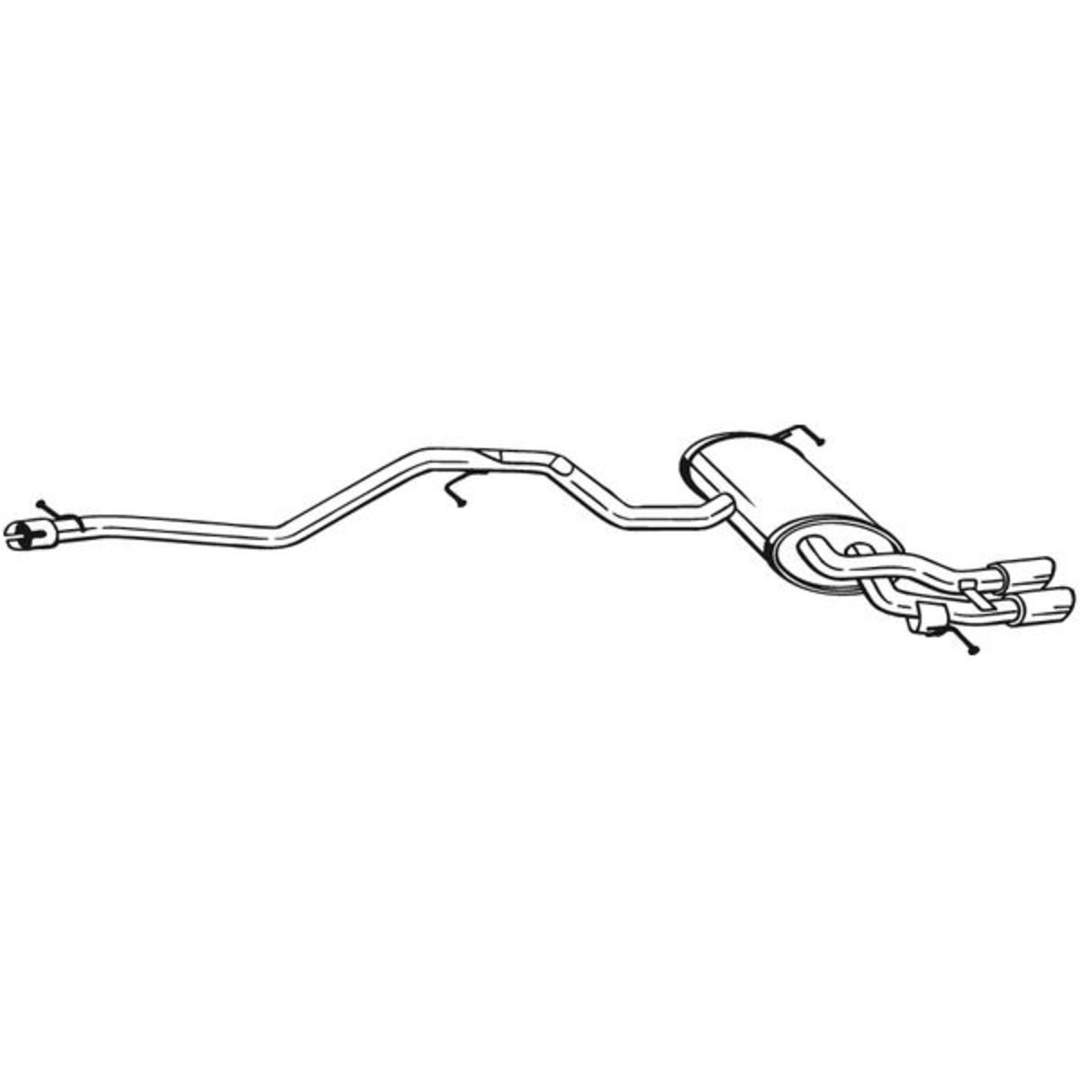 Takaäänenvaimentaja BOSAL 286-363