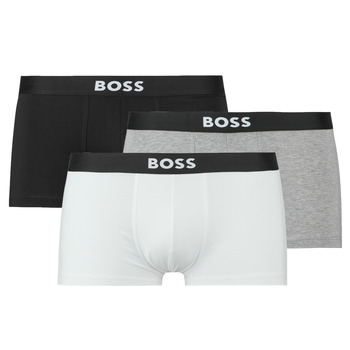 BOSS Bokserishortsit harmaa / musta / valkoinen