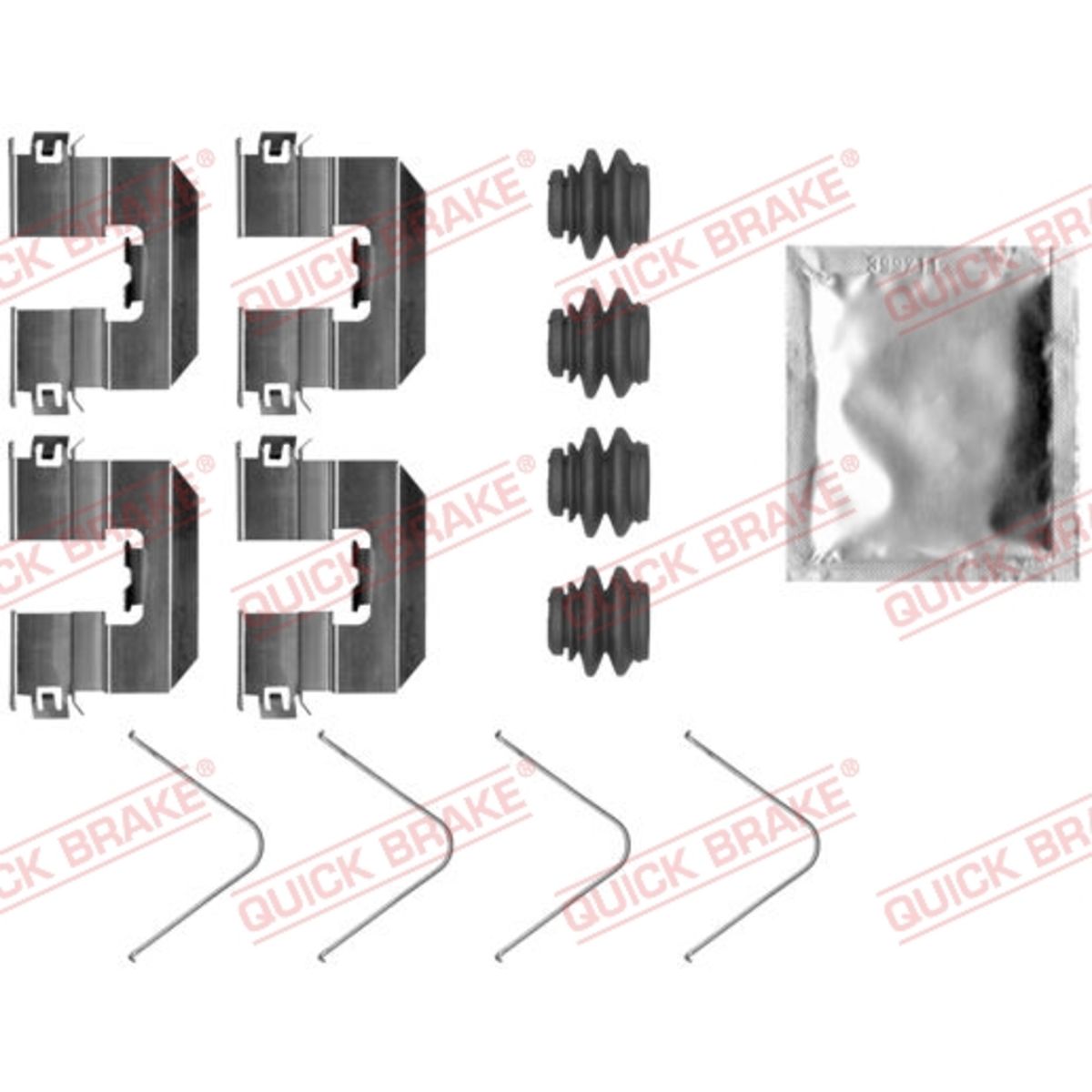 Jarrupalojen asennussarja QUICK BRAKE 109-0095