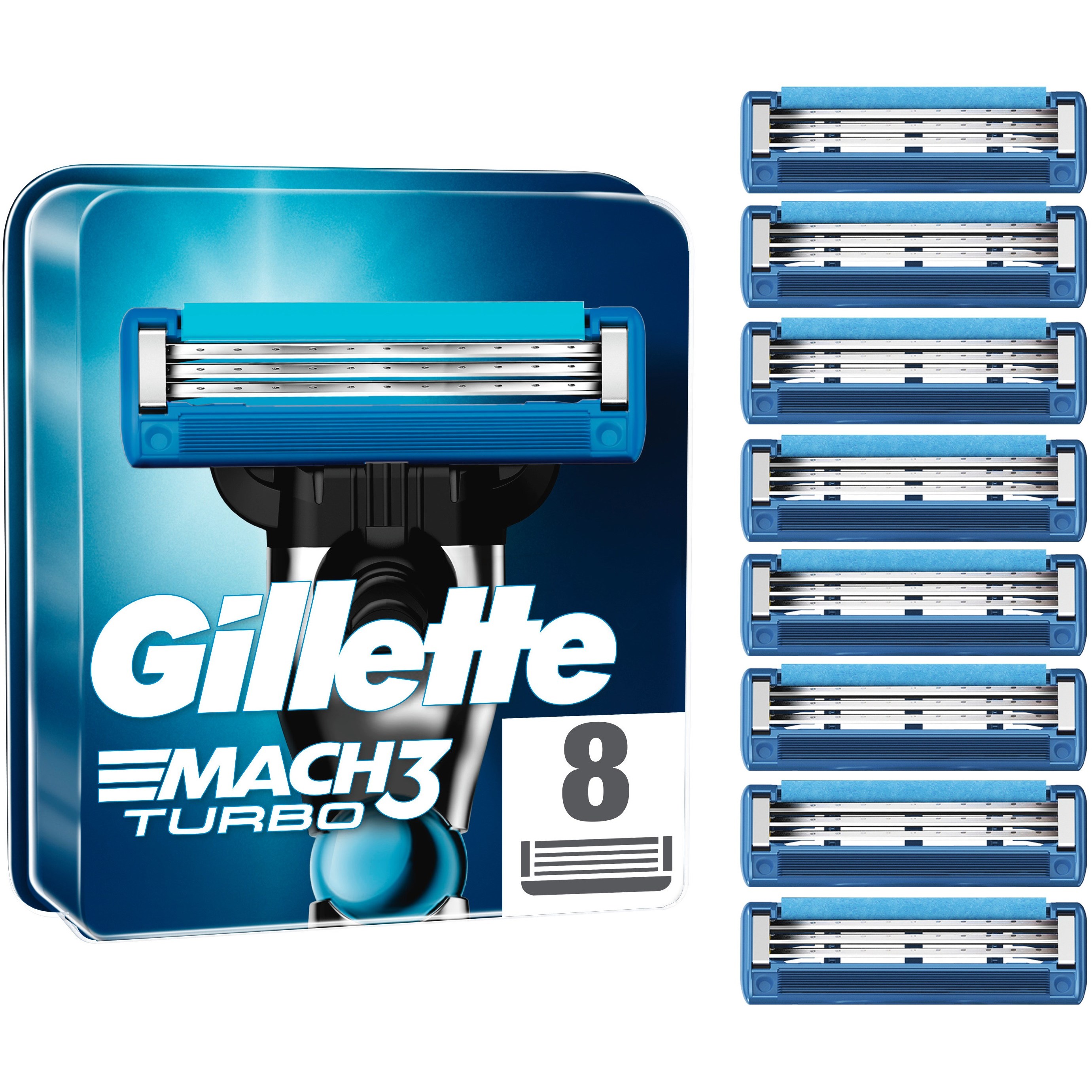 Gillette Gillette Mach3 Turbo x8 7702018465385 Vastaa: N/A