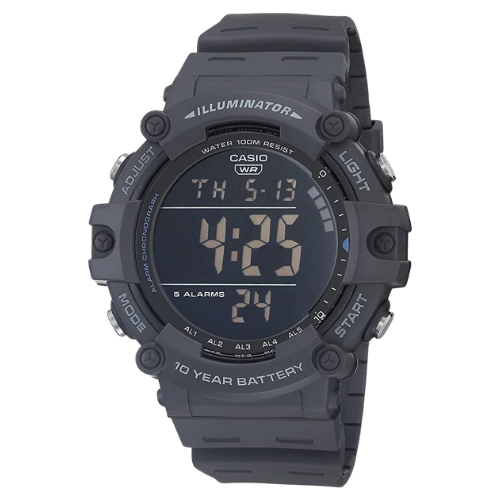 Casio Classic AE-1500WH-8BV Miesten Digitaalinen Urheilukello - Harmaa & Musta