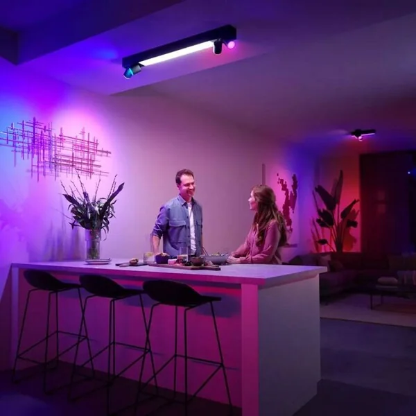Philips Hue Centris 4-osainen kattospottivalaisin (White and Color Ambiance), valkoinen