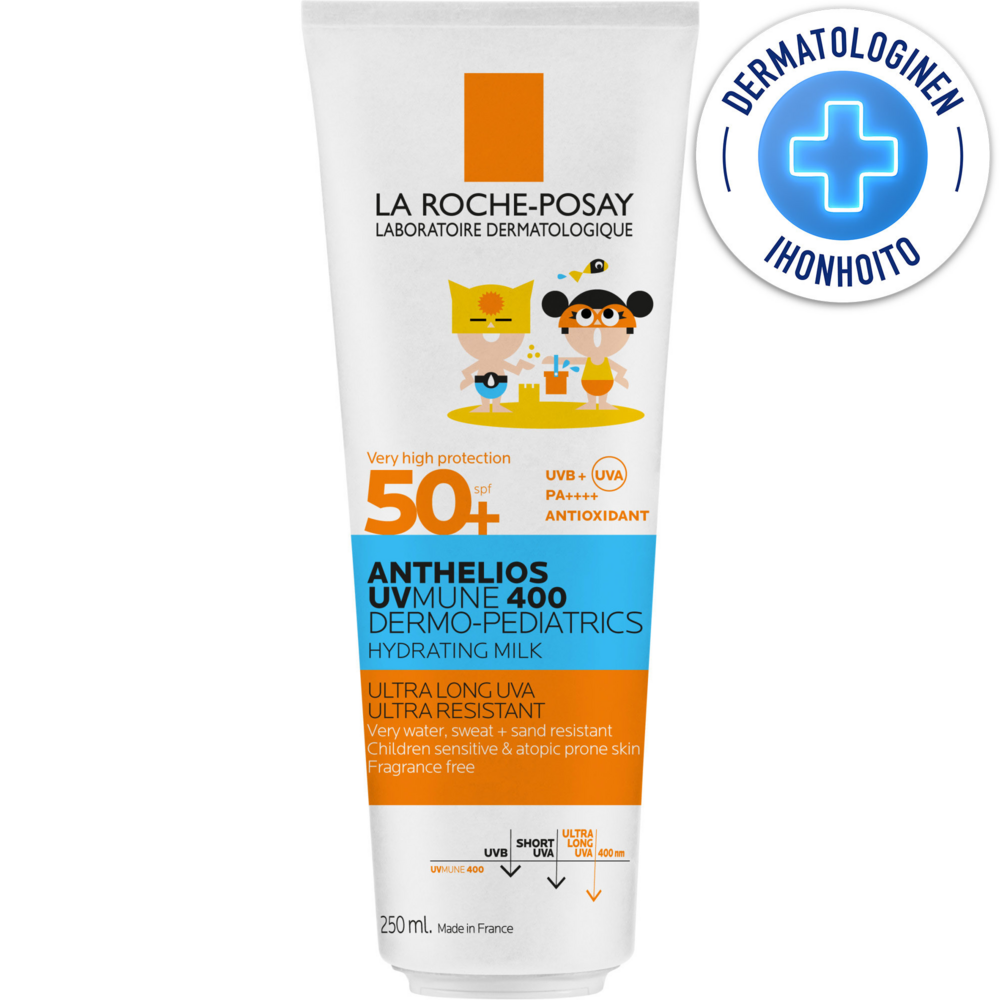 La Roche Posay Anthelios UVMUNE 400 lasten aurinkosuojavoide SPF 50+ 250 ml