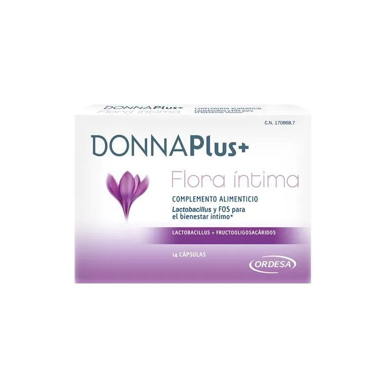 Donna Plus Donnaplus Flora Intima Plus -ravintolisä 14 kapselia