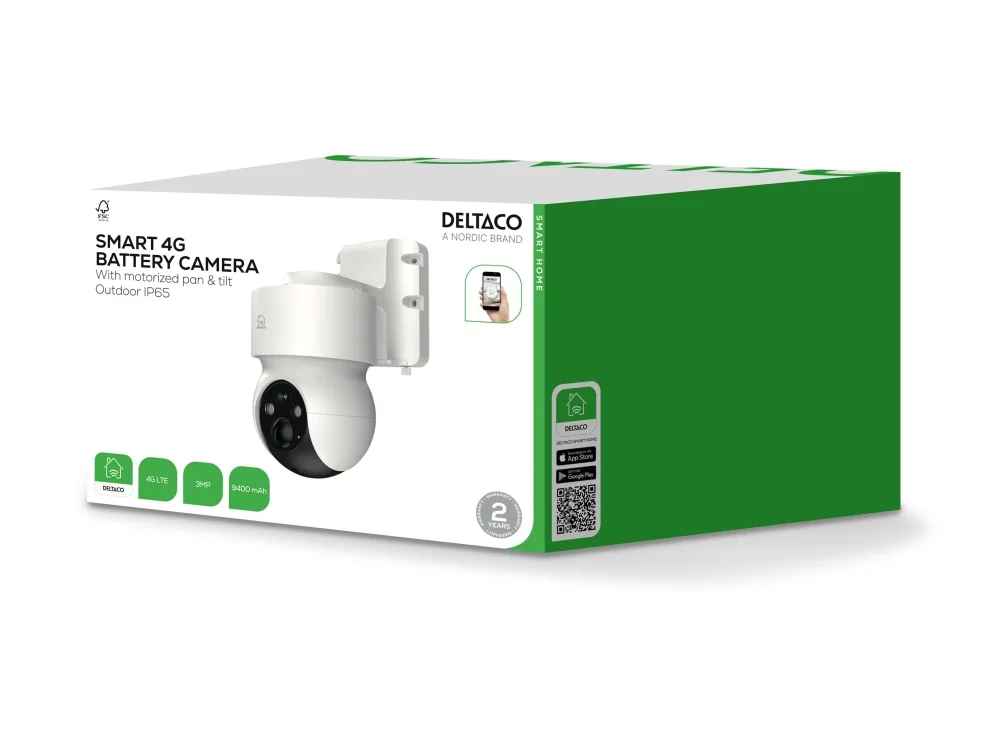 Deltaco 4G Battery Camera