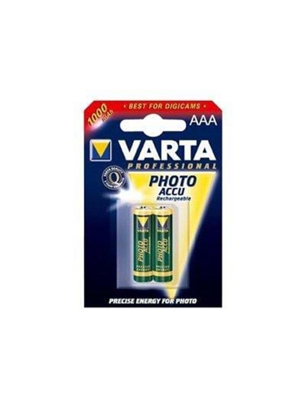 Varta Ladattava Ni-MH-Akku AAA | 1.2 V DC | 1000 mAh | Esiladattu | 2-Blister-kortti