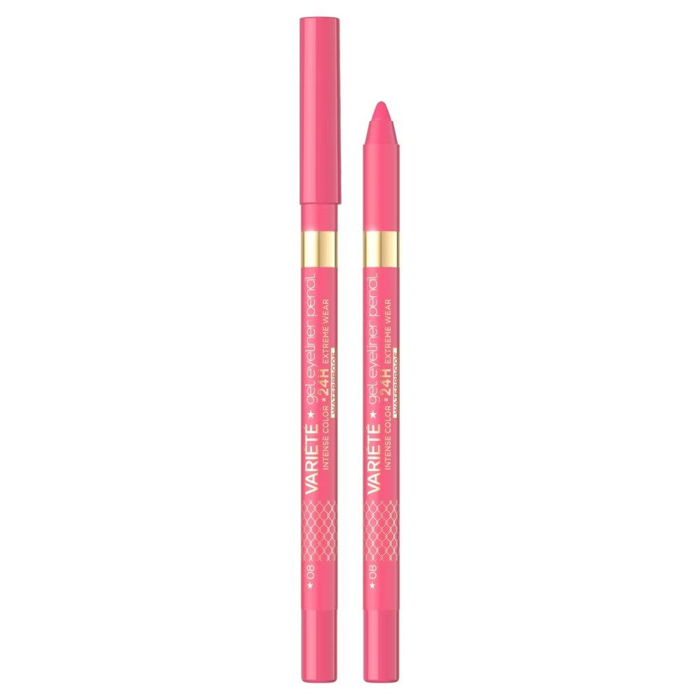 Eveline Cosmetics Variété vedenpitävä geelikynä silmänympärysvärille 09 Pink