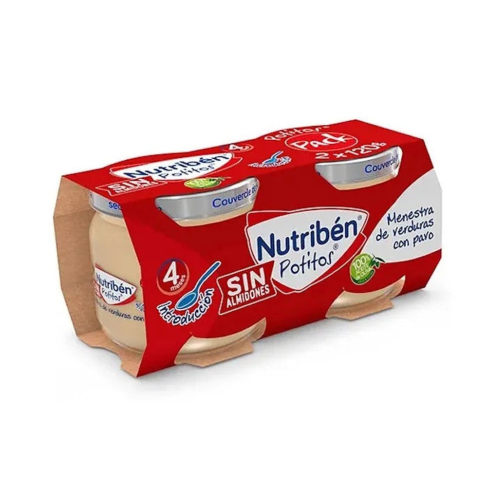 Nutriben Bipack Introduction Vihannekset kalkkunan kanssa 120g