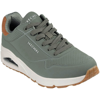 SKECHERS Matalavartiset tennarit 'Uno - Suited On Air'  oliivi / valkoinen