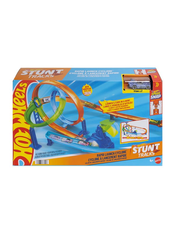 Hot Wheels Stunt Tracks Double Loop Smash
