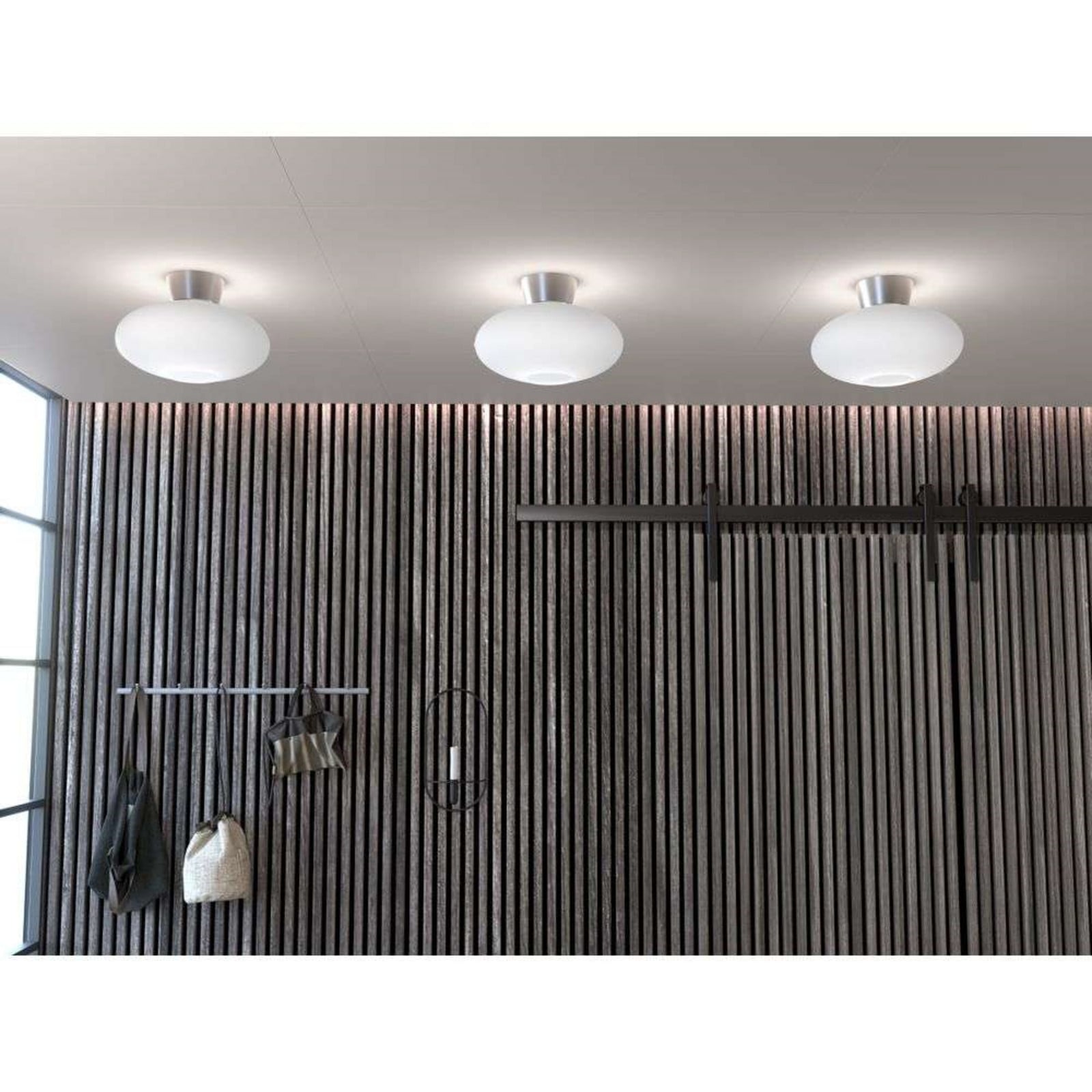 Bullo Kattovalaisin XL Ø38 Aluminium/Opal - Belid - Olohuone - Metalli
