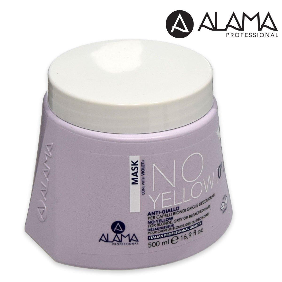 Alama No Yellow Mask Anti-Keltainen Naamio Vaaleille, Harmaille Ja Vaalennetuille Hiuksille 500 Ml