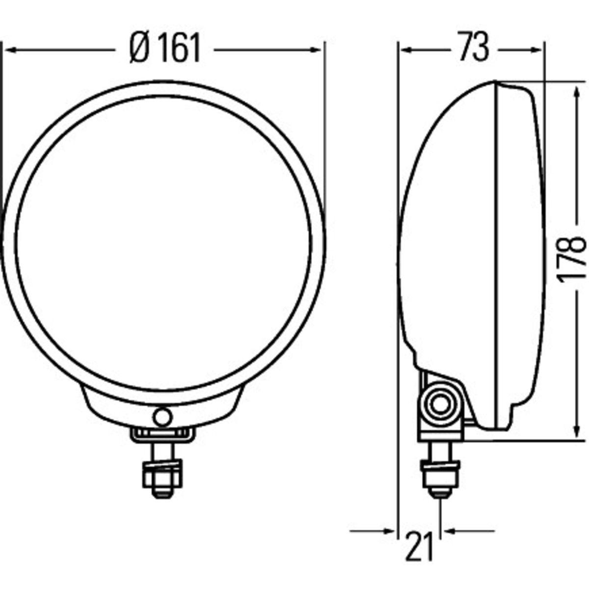 Kaukovalo HELLA 1F6 010 952-011