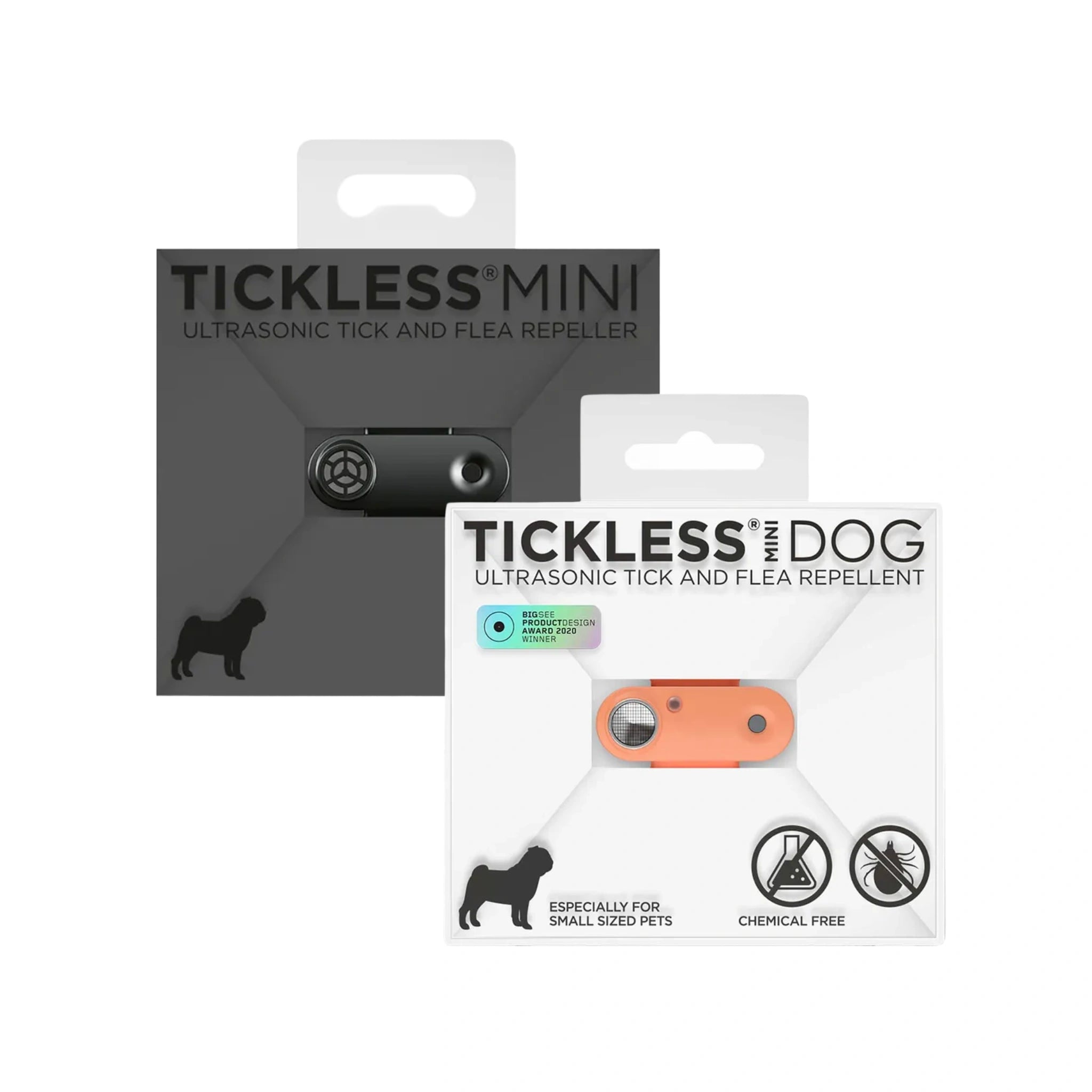 Tickless Pet Mini Punkkikarkotin, Musta