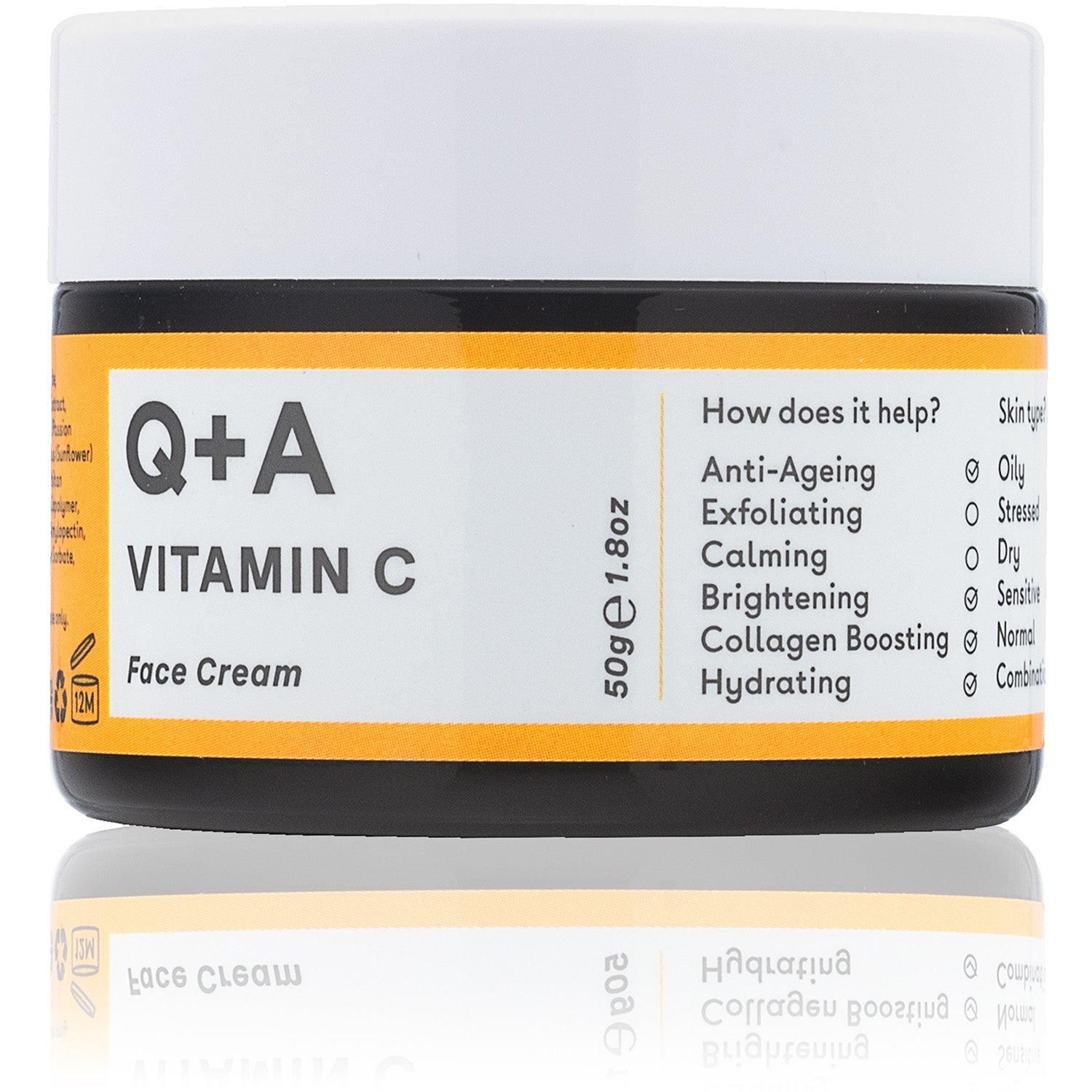 Q+A Vitamin C Face Cream 50 g