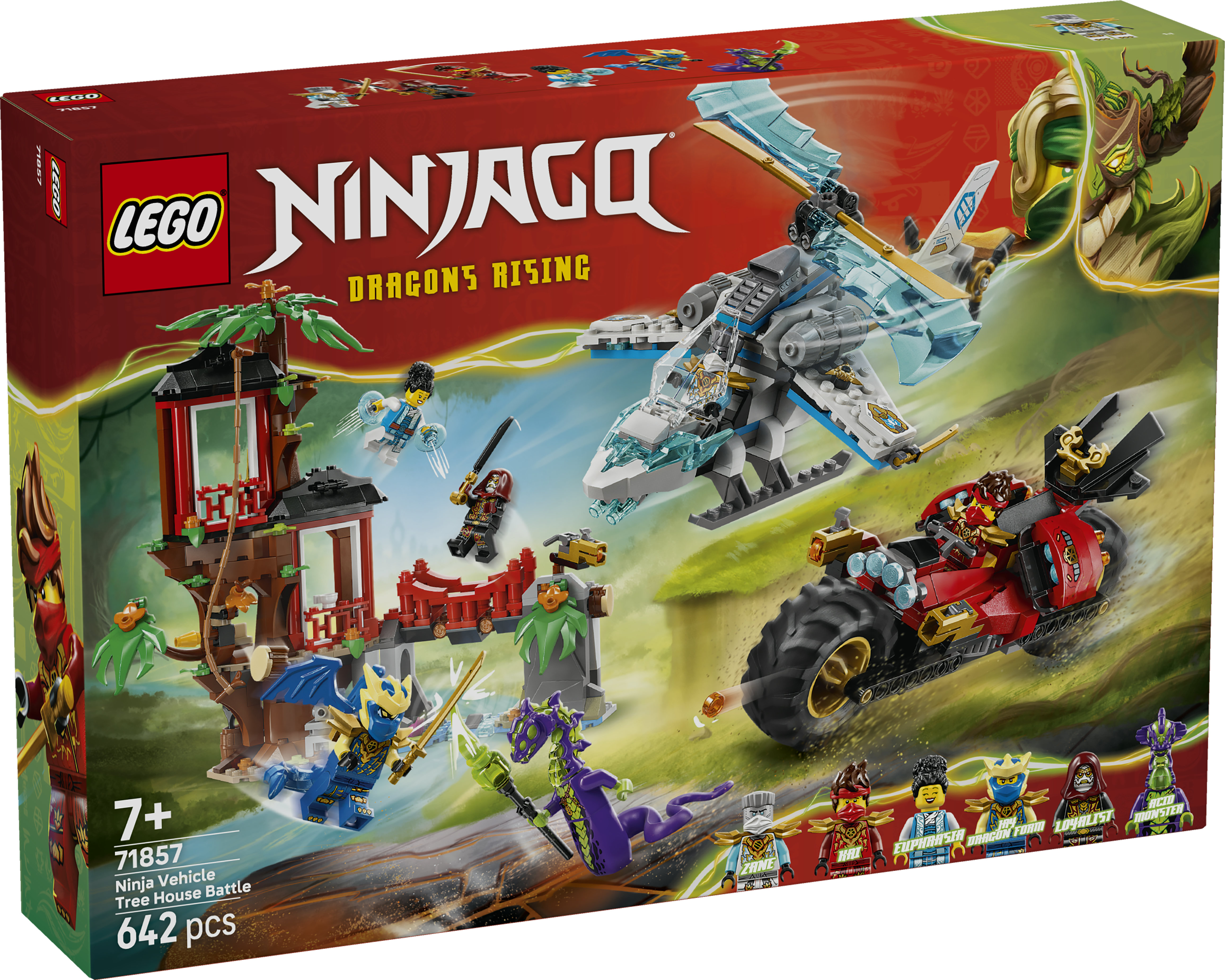 LEGO Ninjago 71857 Ninjamenopelit ja puumajataistelu