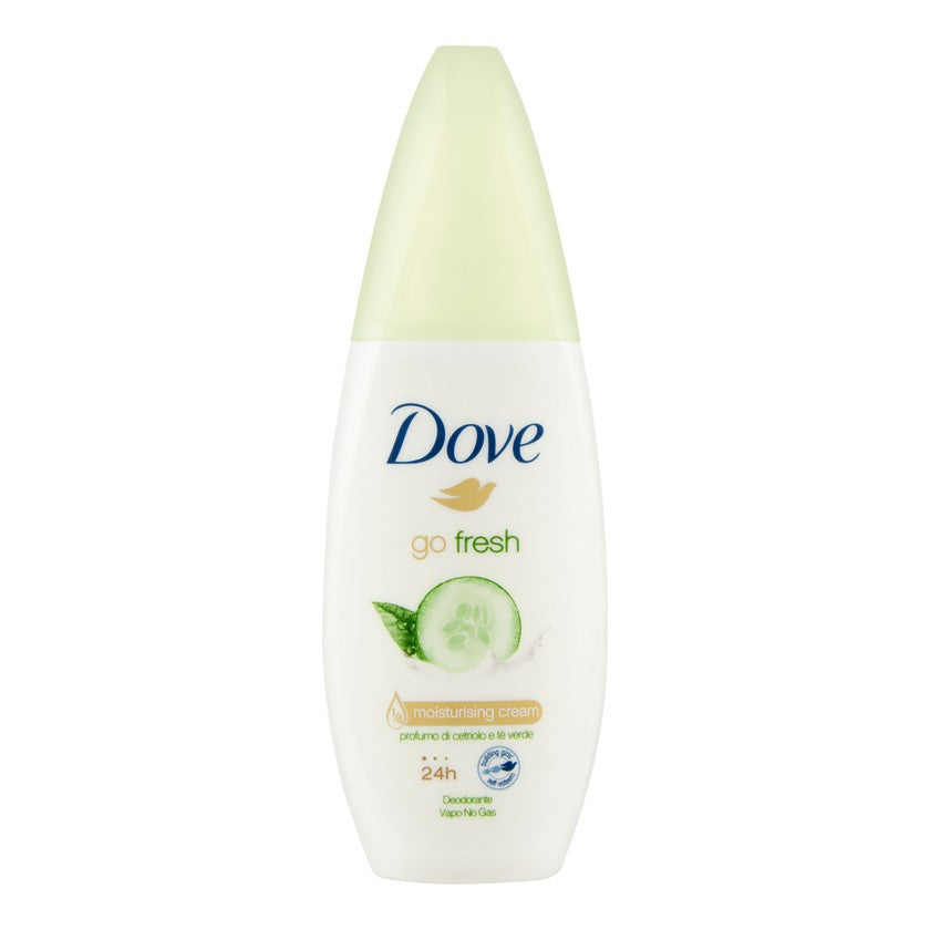Dove Vapo Go -deodorantti Fresh Alkoholiton Kurkku- ja Vihreä Tee -tuoksu 75 ml