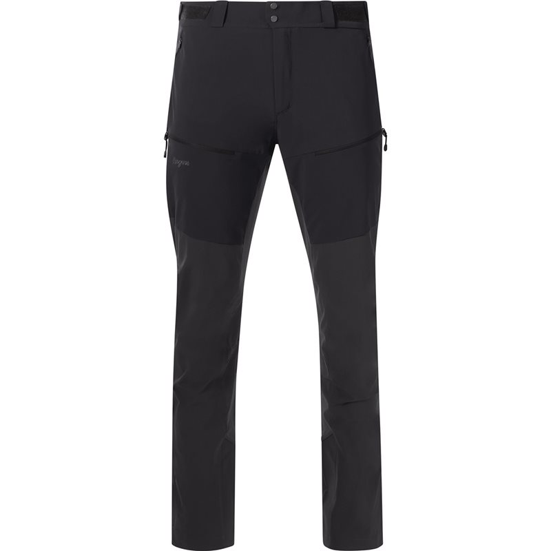 Bergans Rabot Softshell Pants Men Black/Dark Shadow Grey - 56