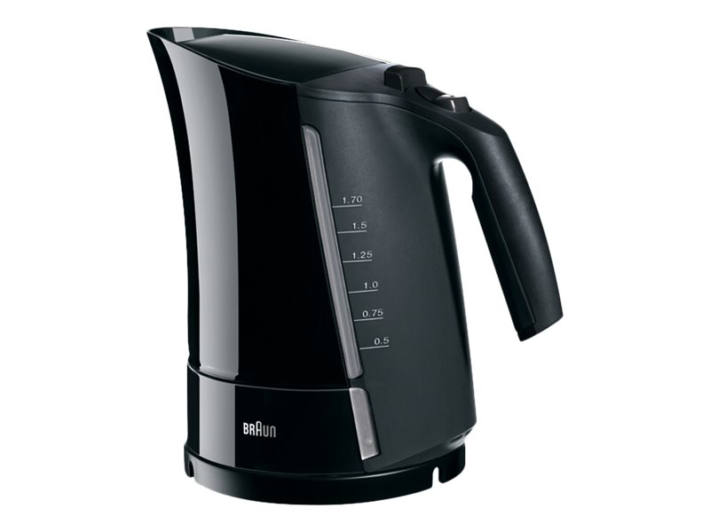Braun AquaExpress WK300 -vedenkeitin, 1,7 l, 2200 W, musta