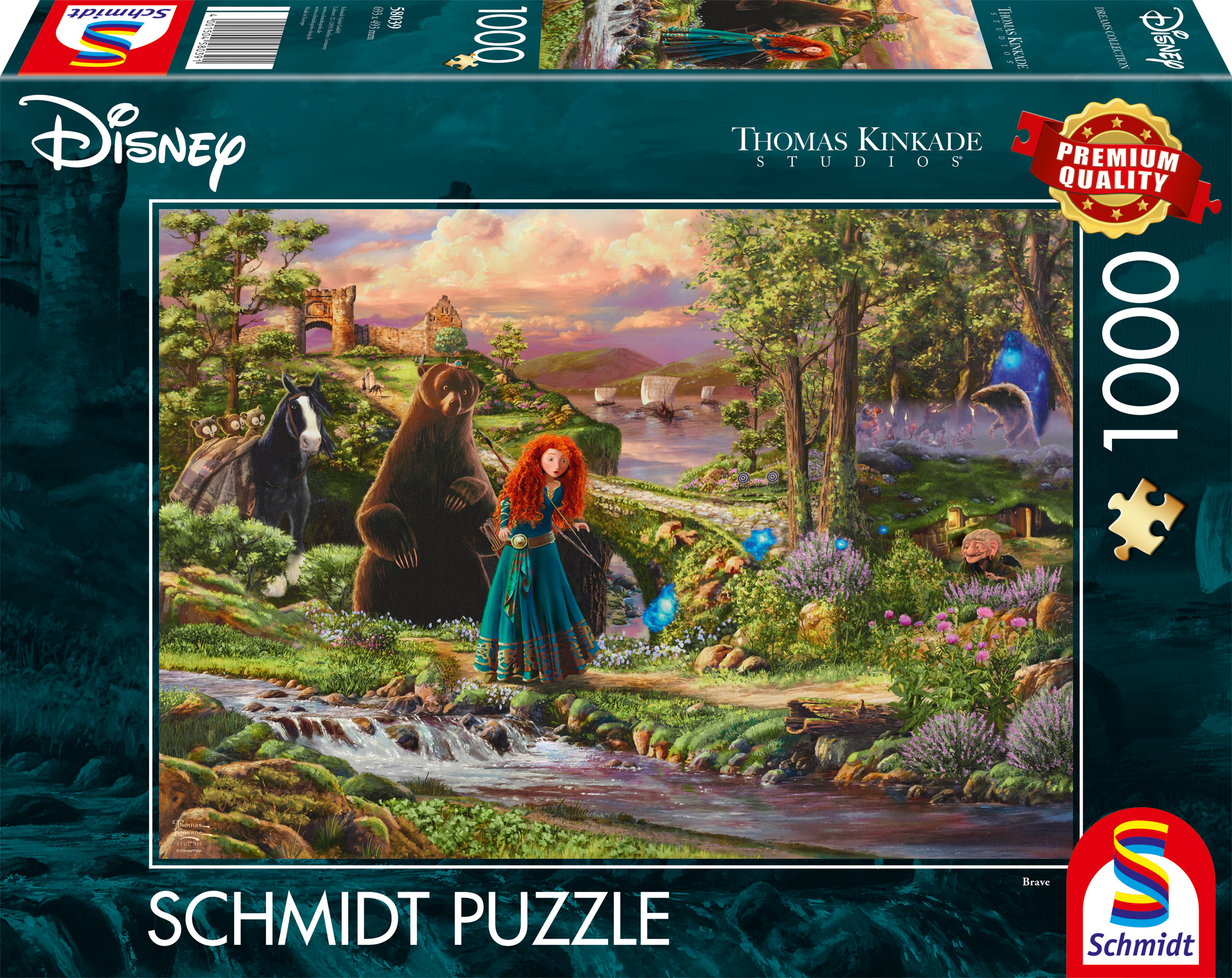 Palapelit Disney Brave Merida 1000 palaa, Schmidt