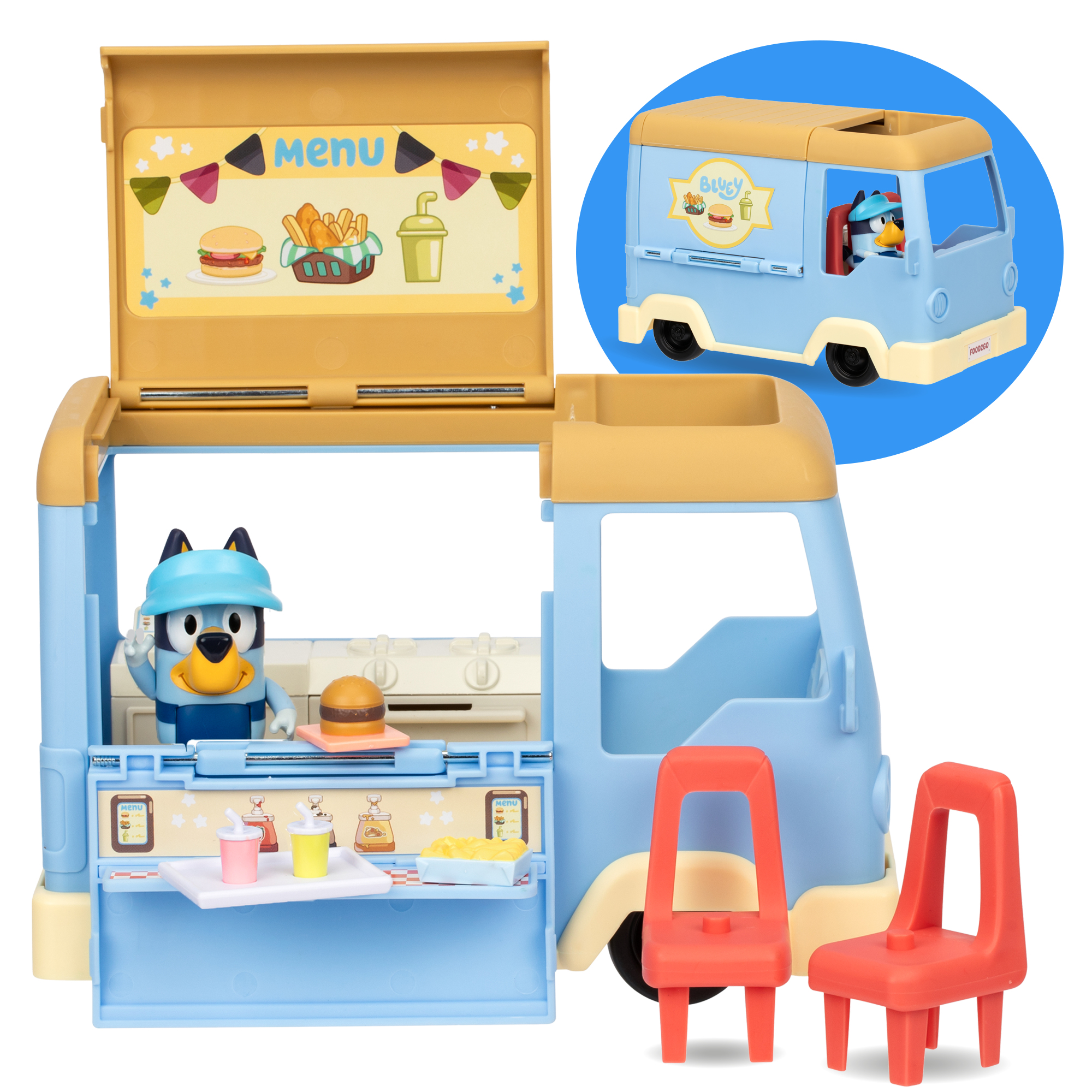 Bluey Food Truck leikkikalusto