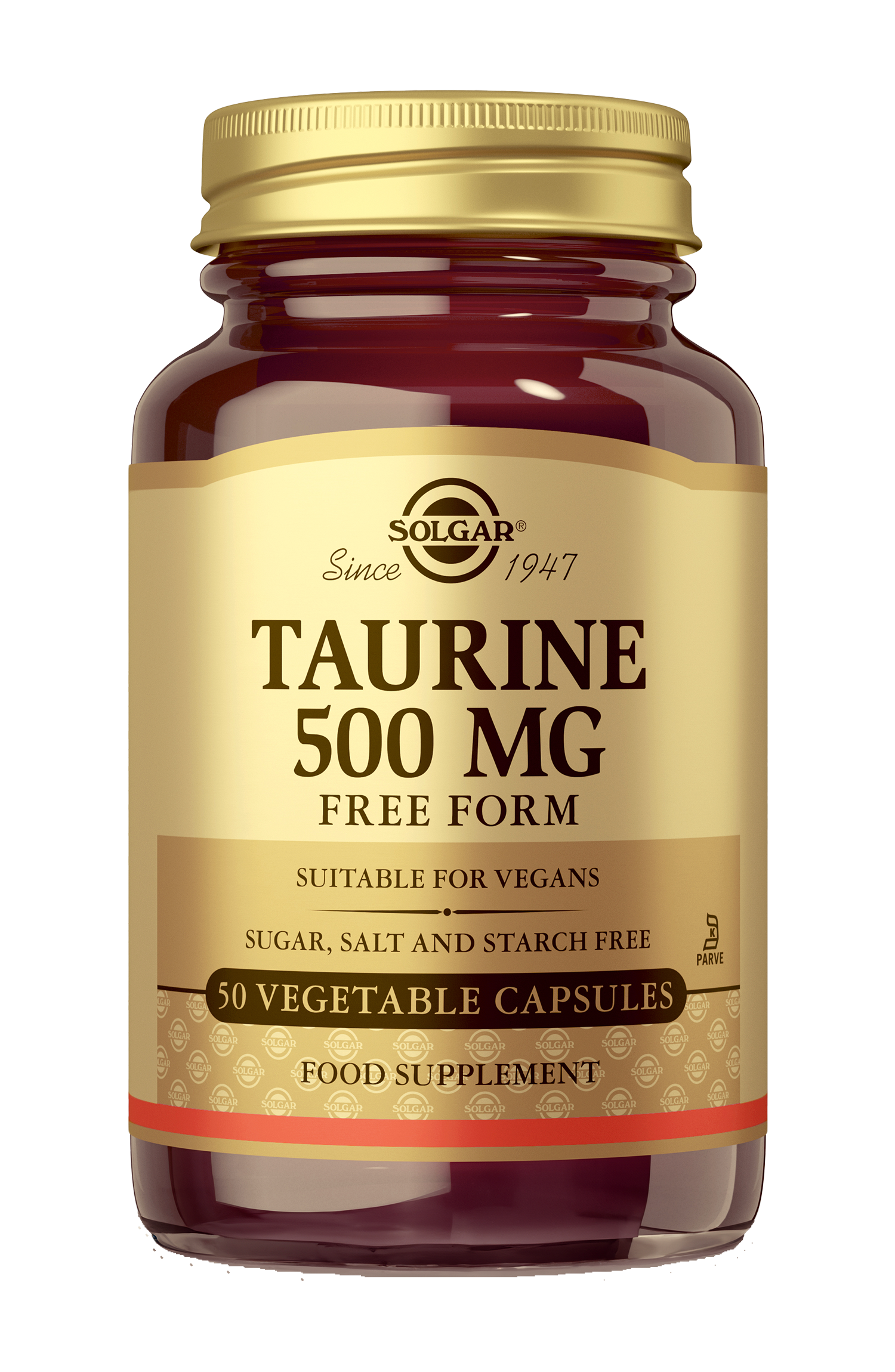Solgar Tauriini 500 mg, 50 kaps.