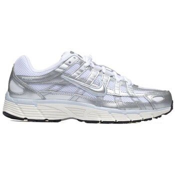 Nike Sportswear Matalavartiset tennarit 'P-6000'  hopea / valkoinen
