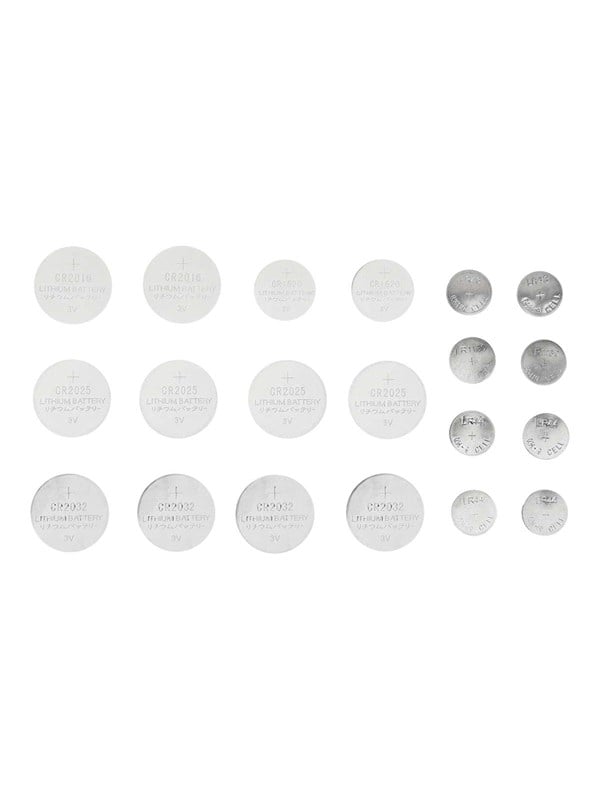 Nedis Litium/Alkali Nappiparistosarja | 1.5 / 3 V DC | Alkaali / Litium | Monipakkaus | Paristojen määrä 1: 20 | Blisterikortti