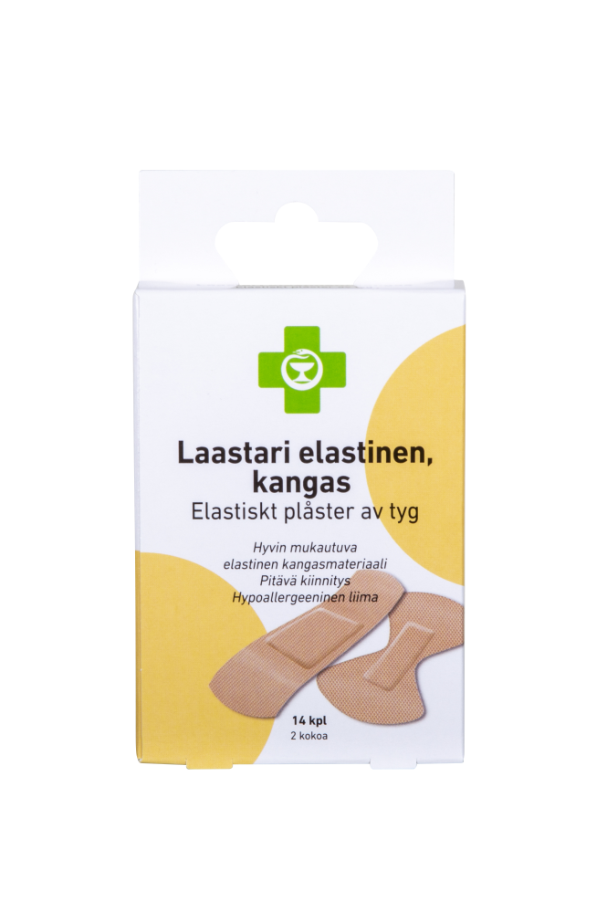 APTEEKKI Laastari Elastinen, Kangas 14 kpl