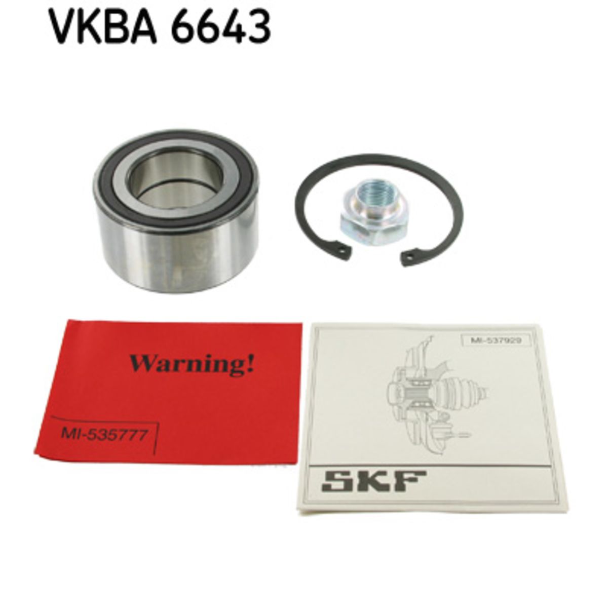 Pyöränlaakerisarja SKF VKBA 6643