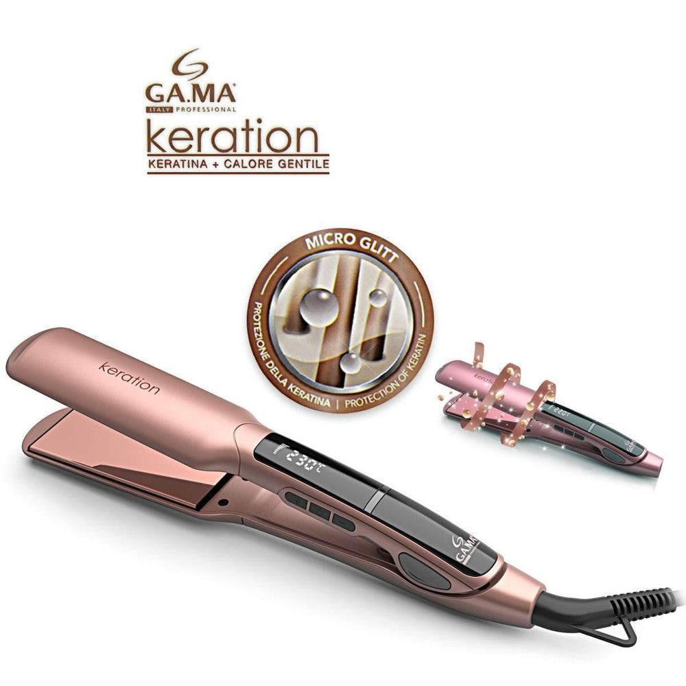 Gama X-Wide Keratin -suoristusrauta