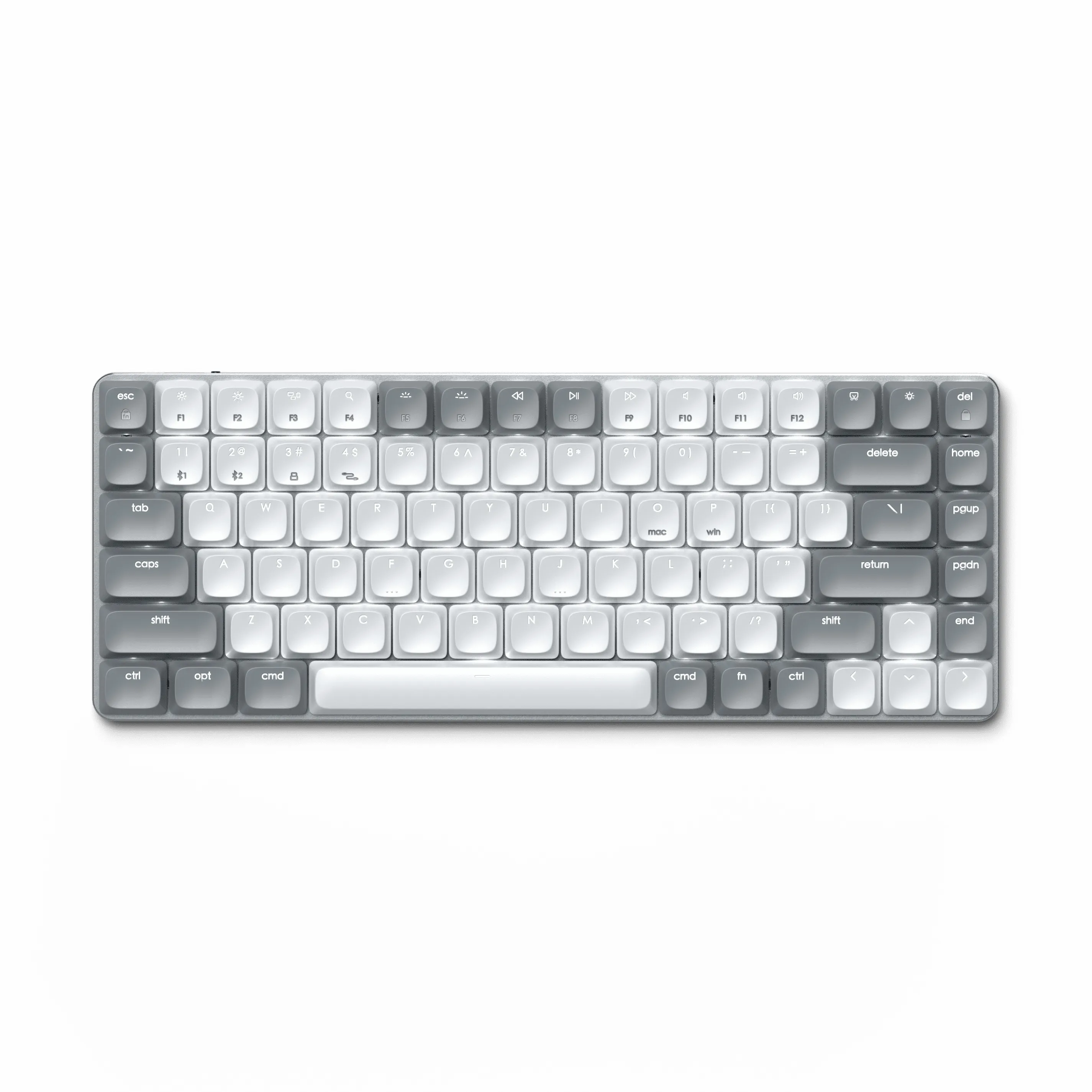 Satechi SM1 Slim Mechanical Backlit Keyboard - Näppäimistö - Englanti (US) - Harmaa