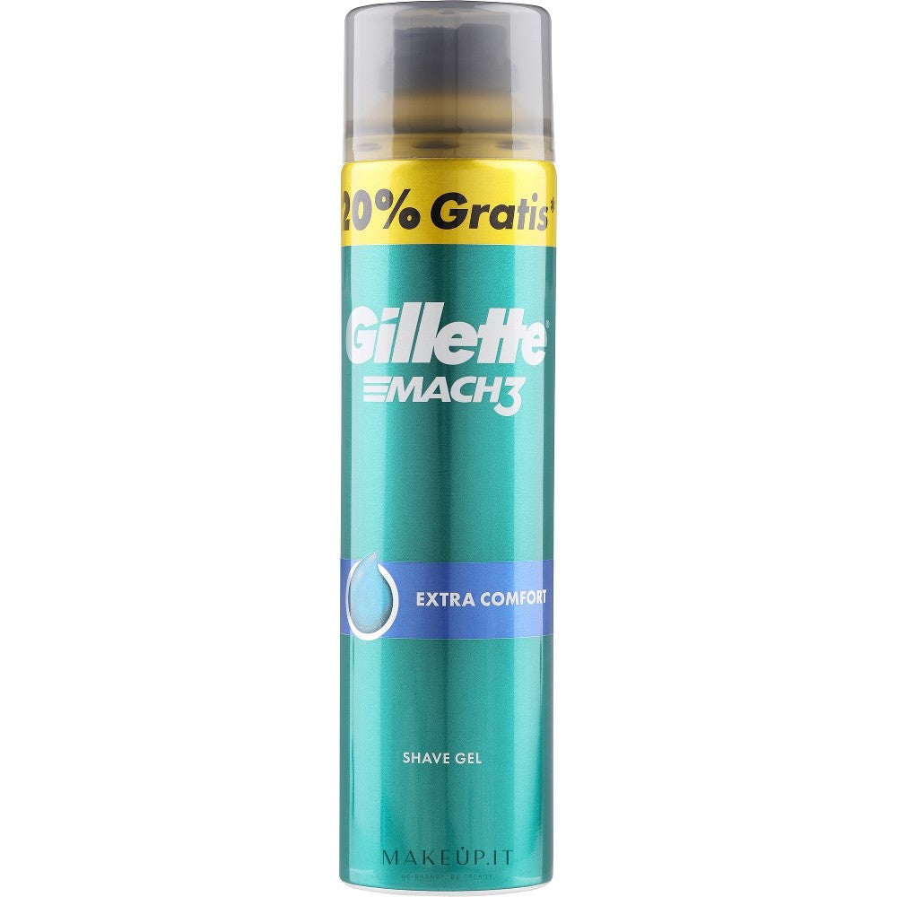 Gillette Mach3 Extra Comfort parranajogeeli miehille 240 ml