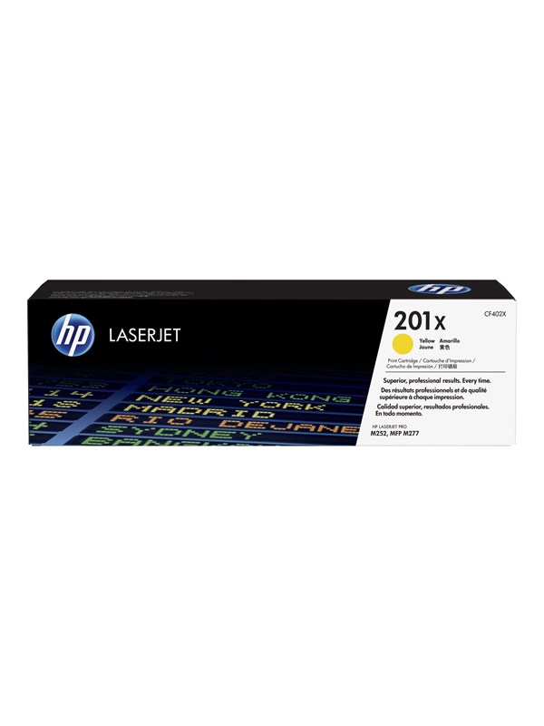 HP 201X / CF402X High Kapasiteetti Keltainen Toner