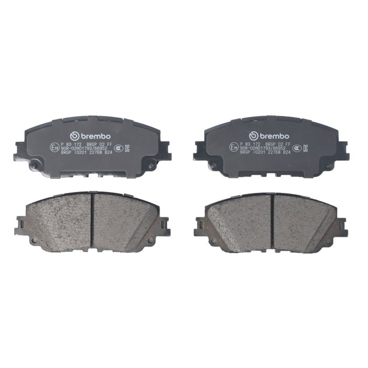 Jarrupalat, levyjarru BREMBO P 83 172
